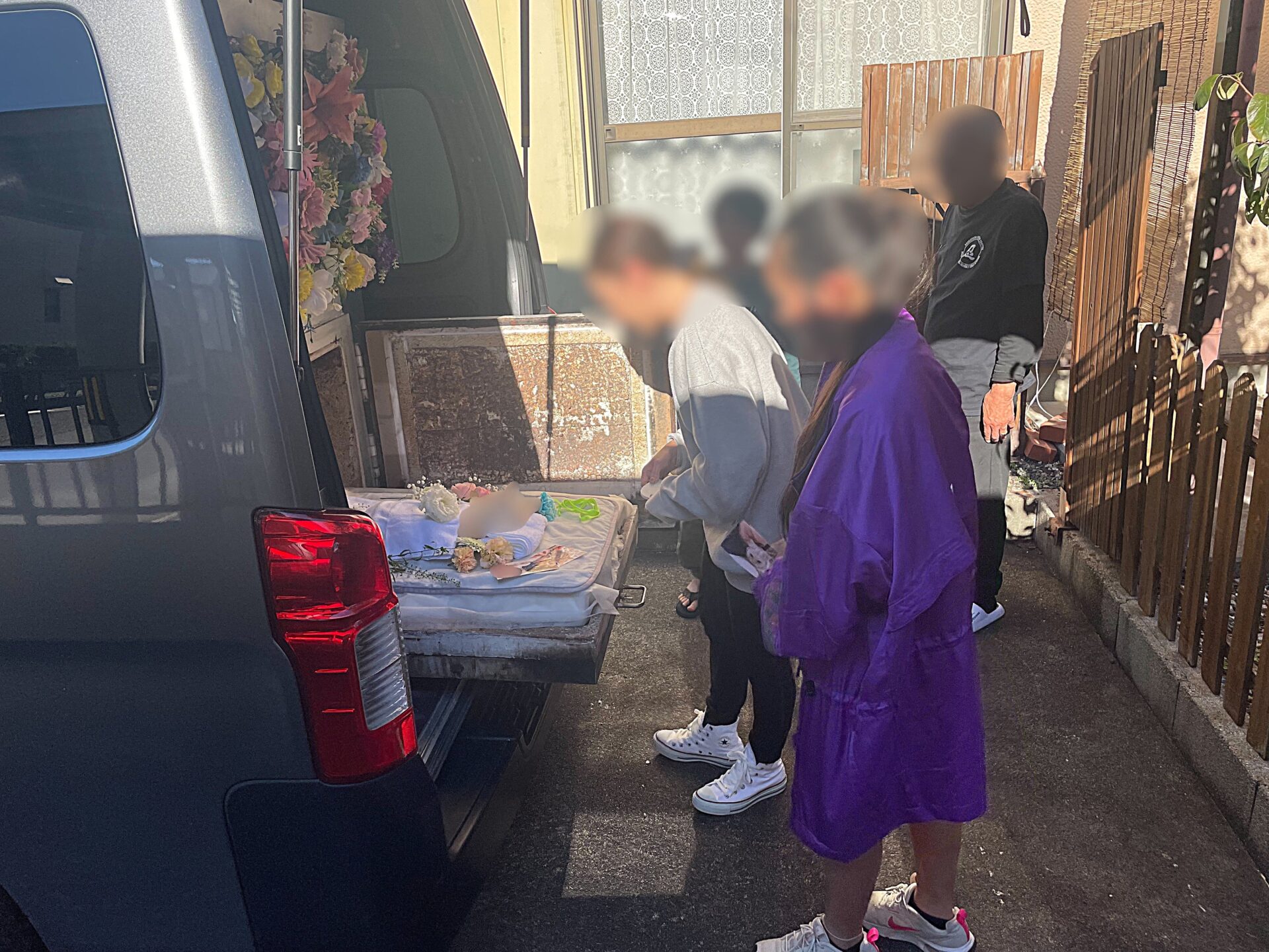 鈴鹿市で猫ちゃんをご家族様全員でお見送りしました